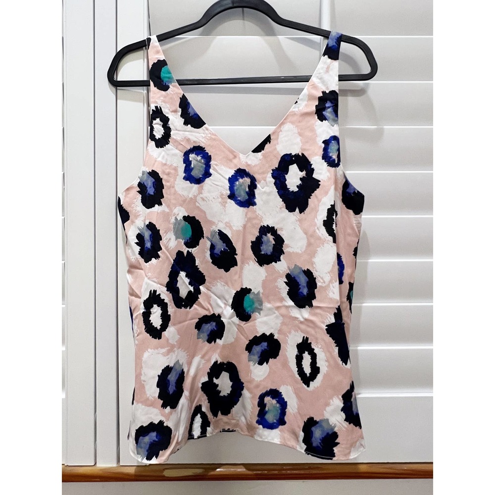 NWT BANANA REPUBLIC Animal Print Sleeveless Blouse M (835)